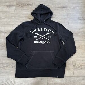 Brand 47 Coors Field Colorado  Black Hoodie MLB‎ Colorado Rockies Size Small